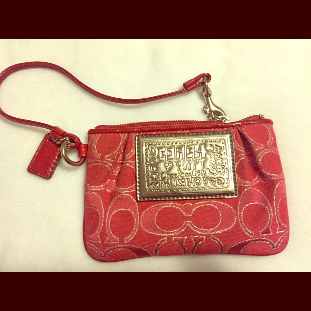 Coach Poppy wristlet